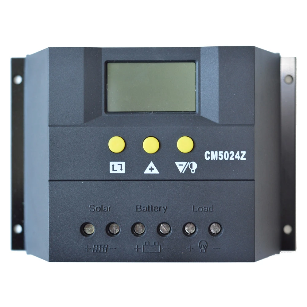24V 50A Solar Charge Controller CM5024 Battery Regulator Charger with Temperature Sensor PWM 12V 24V 50A Solar Charge Controller CM5024 Battery Regulator Charger with Temperature Sensor PWM 12V