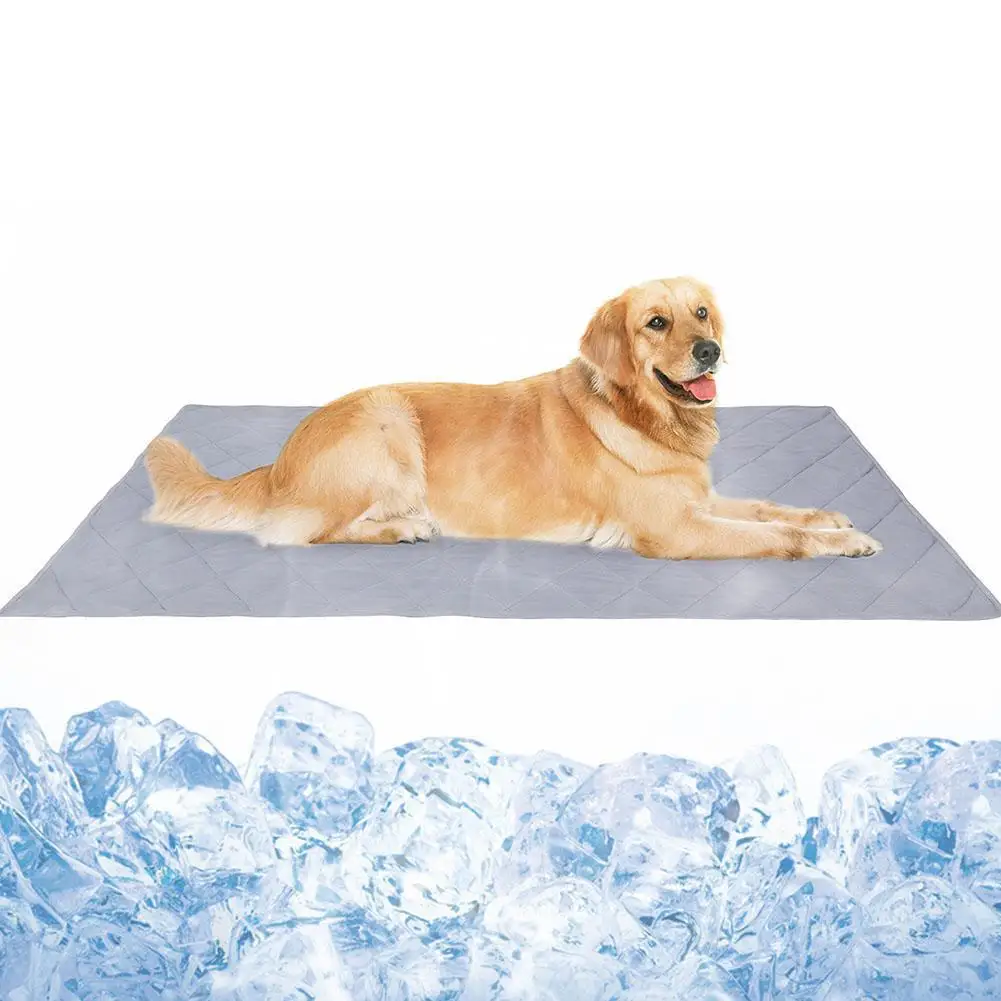

80*110cm Summer Cooling Sleeping Mat Sunstroke Prevention Blanket For Pet Cat Dog