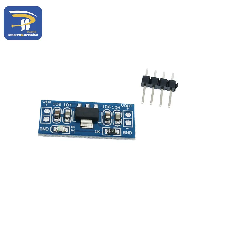 10PCS//LOT DC 5V to 3.3V Step-Down Power Supply Module AMS1117-3.3 LDO 800MA