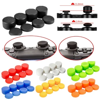 

8pcs/Lot ThumbStick Joystick Grip Caps Extra High Enhancement Cover For Sony PlayStation 3/4 PS3 PS4 Xbox 360 Controller Gamepad