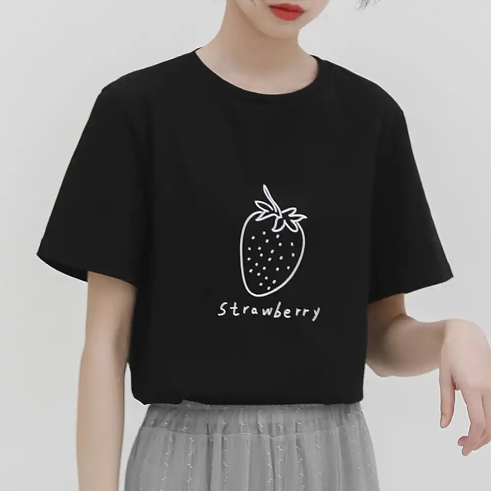 Clasp bang sleeve Harajuku short sleeved Fresh and simple strawberry print cotton brand t shirt Graphic Tees Hipster Tumblr Cozy tops drop ship| | - AliExpress Clasp bang sleeve Harajuku short sleeved Fresh and simple strawberry print cotton brand t shirt Graphic Tees Hipster Tumblr Cozy tops drop ship| | - AliExpress