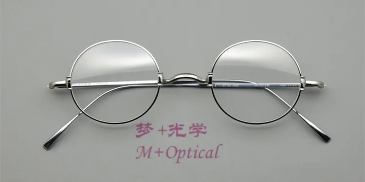 Ограниченная серия, винтажные ультралегкие очки из чистого титана, оптическая оправа, KV-10, классические круглые очки для женщин и мужчин, оригинальное качество