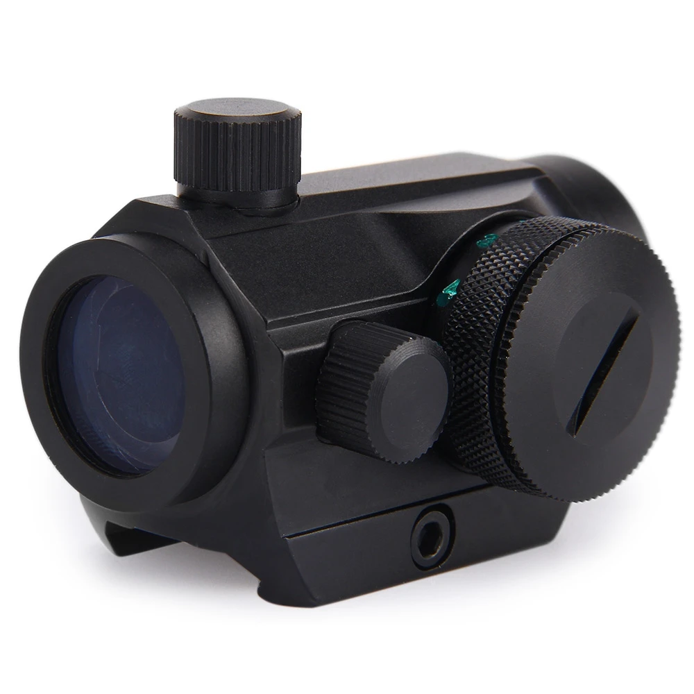 

Holographic Red Green Micro Dot Rifle Scope Riflescope Black Sight Rail Mount 20mm Black for Hunting Sport shooting