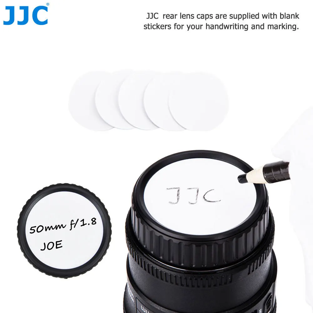 JJC EF-M Крепление объектива Крышка для камеры Canon записываемый задний протектор