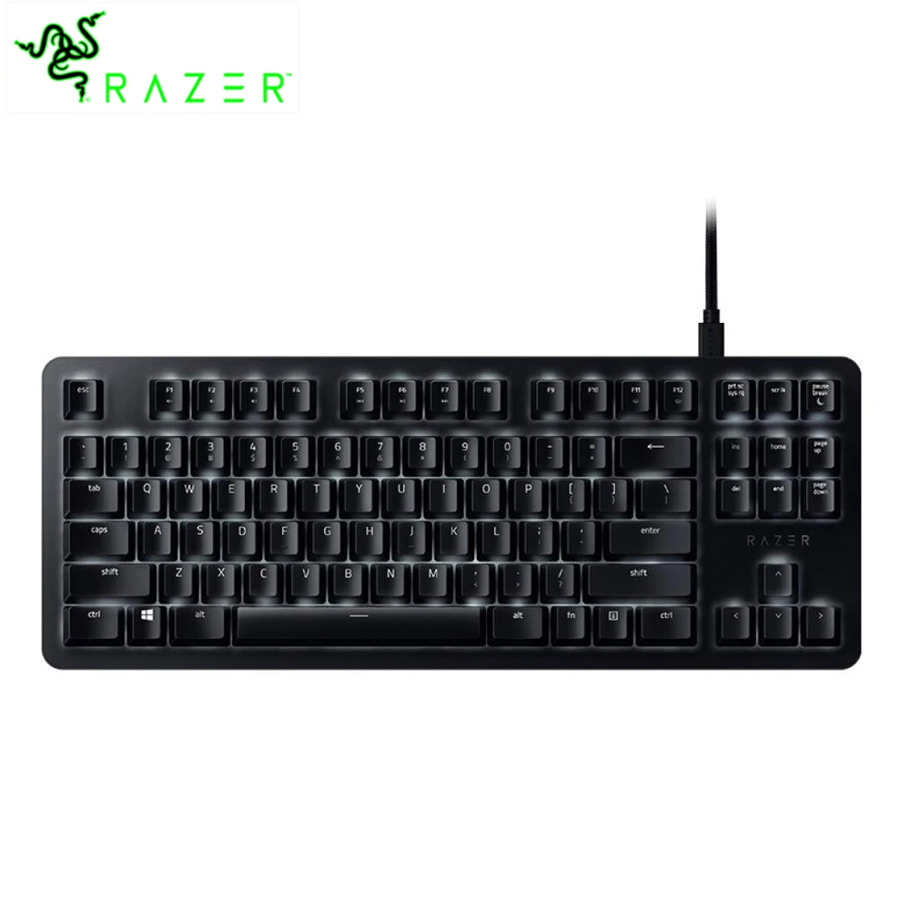 

Razer Basilisk Essential BlackWidow Lite Wired Mechanical Gaming Keyboard 87 Key Silent Tactile Orange Key Switches Keyboard