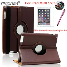 YWEWBJH Shockproof Case For iPad MINI1 2 3 PU Leather 360 Degree Rotating Leather Smart For iPad MINI 2 MINI3 Cover Case YWEWBJH Shockproof Case For iPad MINI1 2 3 PU Leather 360 Degree Rotating Leather Smart For iPad MINI 2 MINI3 Cover Case