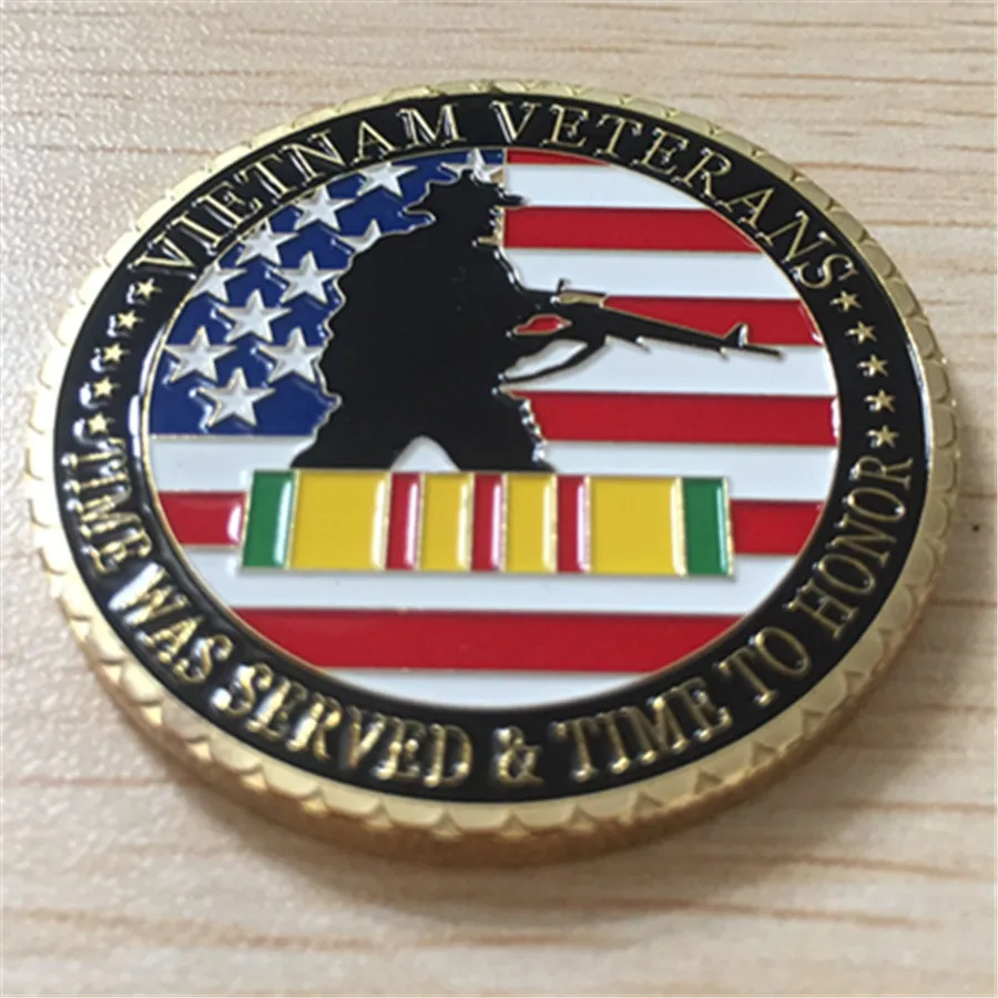 Free-Shipping-United-States-Military-Vietnam-Veterans-24K-Gold-Plated-Challenge-coin (2)