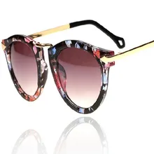 MISM, Летний стиль, женские цветочные очки, трендовая ацетатная оправа, круглые солнцезащитные очки, es, металлическая стрела, кошачий глаз, солнцезащитные очки, es, водительское солнцезащитное стекло