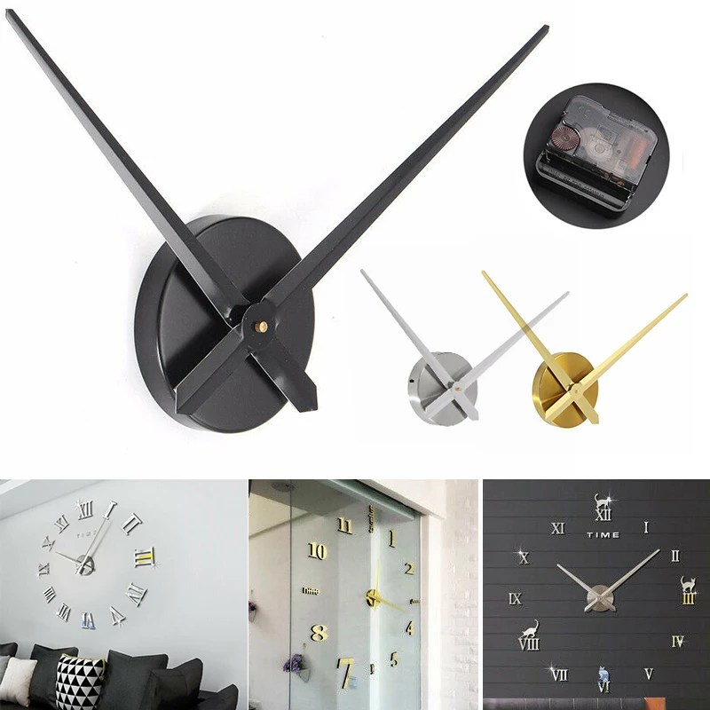 

Silent Wall Clock Quartz Movement Metal Replacement Mechanism Hand Repair DIY Tool