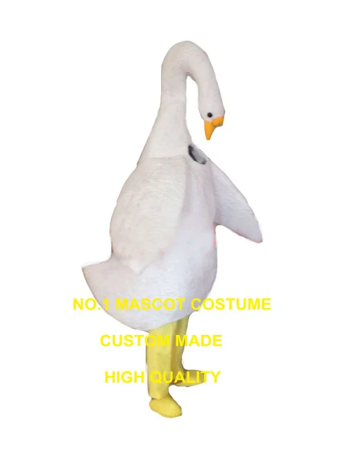 realistic Goose Swan Mascot Costume wholesale adult cartoon goose theme
