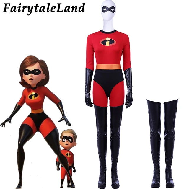 the incredibles 2 elastigirl cosplay costume halloween costumes adult women cosplay helen parr elastigirl jumpsuit custom