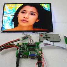HDMI+ 2 av+ VGA ЖК-дисплей драйвер платы+ 10,1 дюймов с IPS и ЖК-панелью B101UAN02 1920*1200+ LVDS кабель+ OSD клавиатура