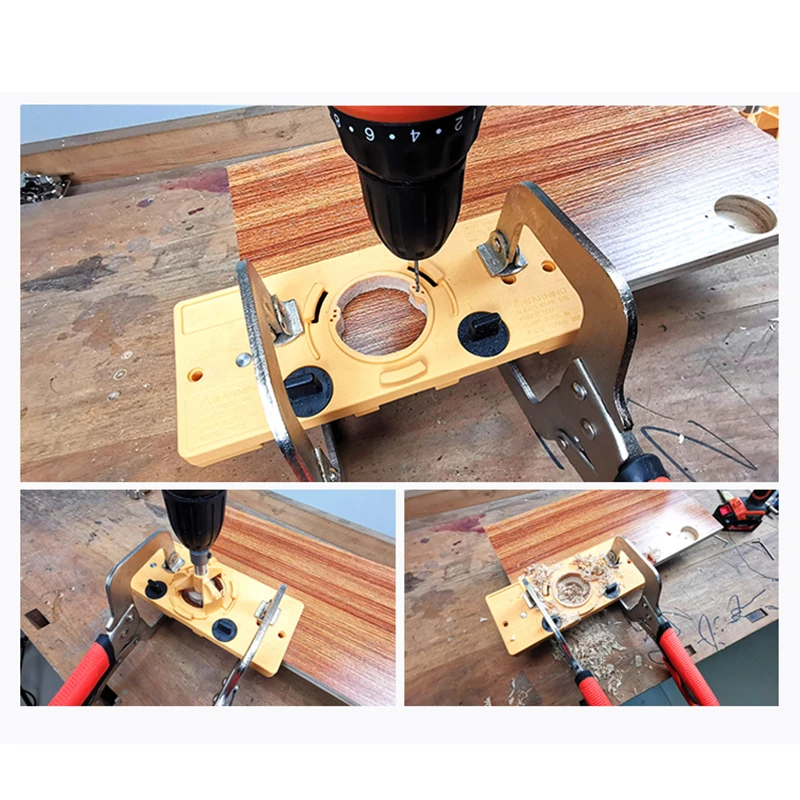 35 мм стаканчик стиль петля расточные джиг сверла набор Форстнер бит резак древесины плотник Деревообработка DIY Инструменты