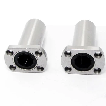 

2pcs/lot Free shipping LMH25LUU 25mm long type flange linear bearing CNC Linear Bush