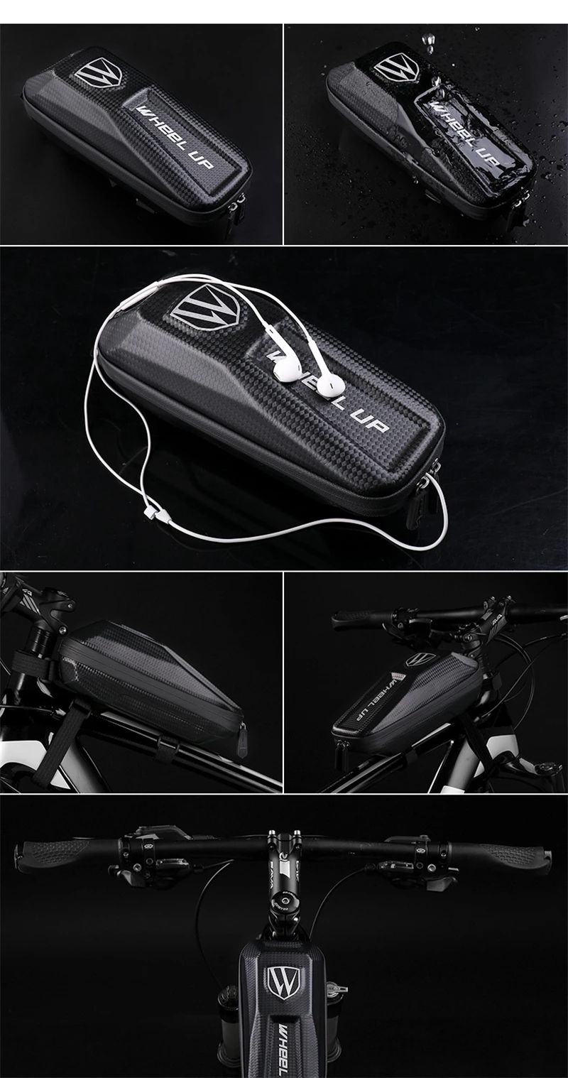 EVA водоотталкивающая велосипедная Передняя балка сумка большая емкость велосипедная Сумка Многофункциональная прочная сумка для горного велосипеда ездовая сумка
