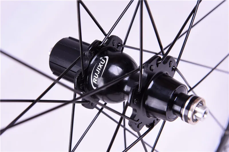 Fibra De Bicicleta de Estrada bicicleta 700C Canbon RUJIXU COS MIC Grupo Roda Rodado Rim 4 Perlin Freio V Rodas Jantes|Велосипедное