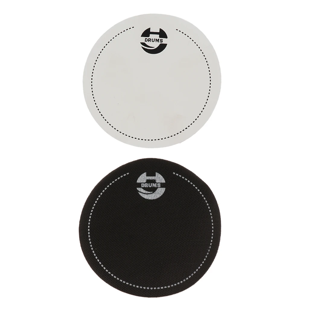 2pcs Bass Drum Head Pad Impact Patch Drumhead Protector for Drum Parts