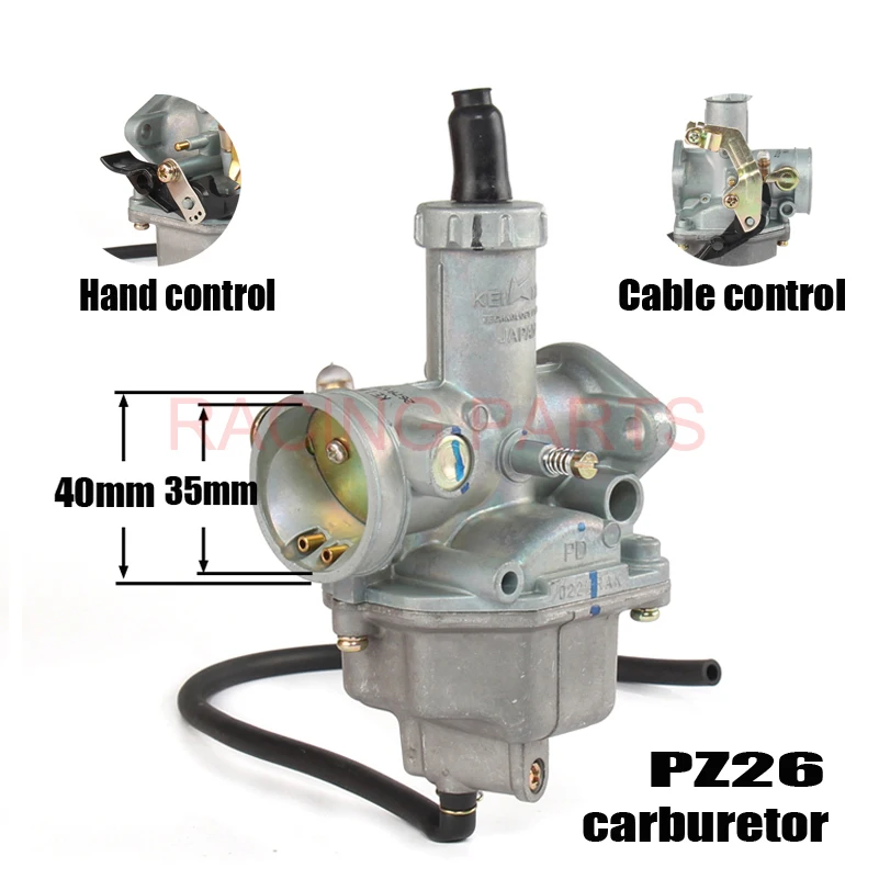 

Motorcycle PZ26 26mm Carburetor for KEIHI 125cc 140cc 150cc ATV Quad Pit Dirt Bike Go Kart