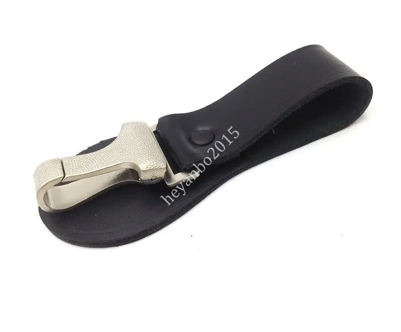

WWII WW2 GERMAN ARMY TYPE A LEATHER BELT LOOP STRAPS LOOP WITH DAGGER SNAP HOOK - World military Store