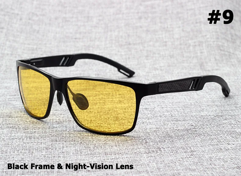 JackJad 6560 Алюминий Магний поляризационные квадратные стильные солнцезащитные очки для мужчин крутой бренд дизайн цветное покрытие Солнцезащитные очки Oculos De Sol - Цвет линз: 9