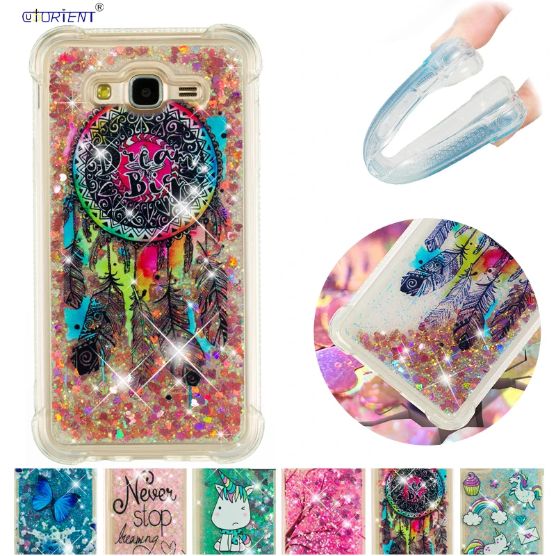 

For Samsung Galaxy J7 Neo Core Nxt 2015 Silicone Bumper Case SM-J700F SM-J700H/DS SM-J700M SM-J701F/DS Soft Glitter Liquid Cover