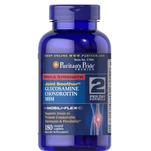 Free shipping Triple Strength Glucosamine, Chondroitin & MSM Joint Soother-180 Caplets