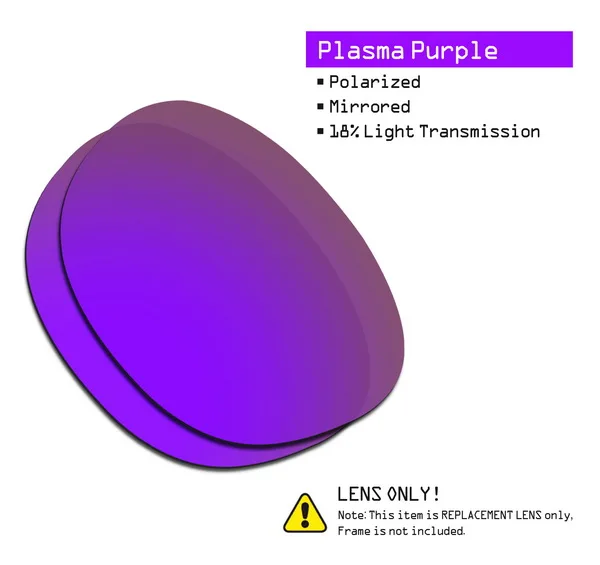 SmartVLT поляризованные Сменные линзы для Окли очки с защелкой-несколько вариантов - Цвет линз: Purple-ShieldCoat