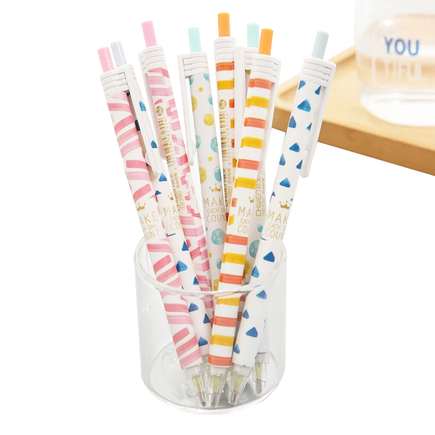 

36pcs/lot 0.7mm Small And Exquisite Multiple Choice For School And Office Colourful Automatic Pencil Pen