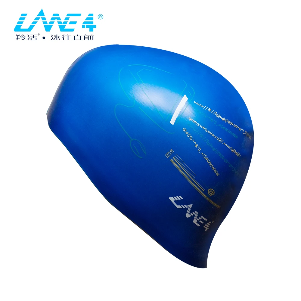 LANE4 силиконовая шапочка для купания Водонепроницаемая прочная силиконовая Однотонная легкая профессиональная для детей# MJ090