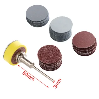 

100pcs 25mm 80-5000 Grit Round Sanding Paper with Loop Sanding Pad Sandpaper set Durable and Practical Sanding Papers