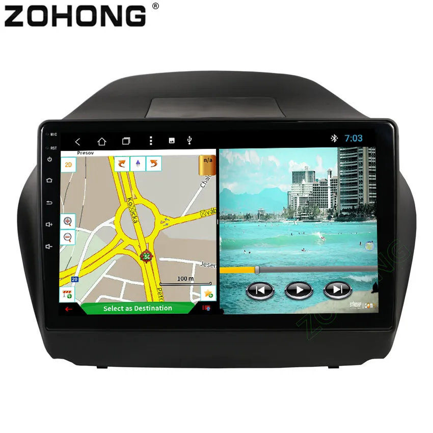 

10.2inch 2.5D PIP Android Octa Core CAR DVD multimedia Player for Hyundai Tucson IX35 auto Navigation GPS Radio stereo BT WIFI