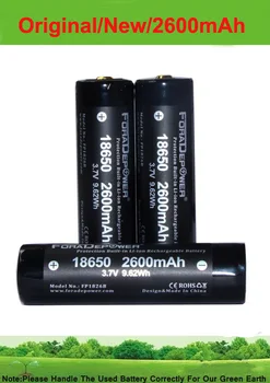 

Foradepower 6PCS/LOT 3.7V 18650 2600mAh PROTECTED Battery For High End Flashlight With Plastic Case