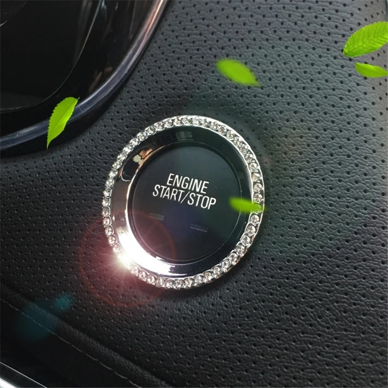 

Ignition Button Interior Promote Automovil Automobile Modified Modification Protecter Parts Sticker Strip 18 19 FOR Cadillac XT5