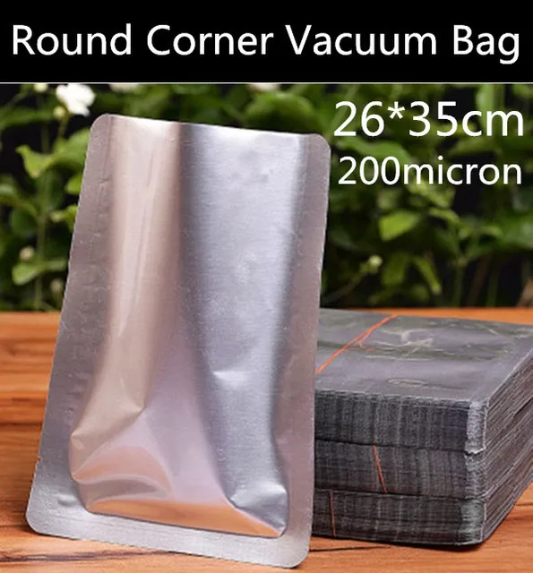 Wholesale 30pcs 26cmx35cm (10.2'' * 13.8'') 200micron Aluminum Foil Packaging Bag Heat Sealed