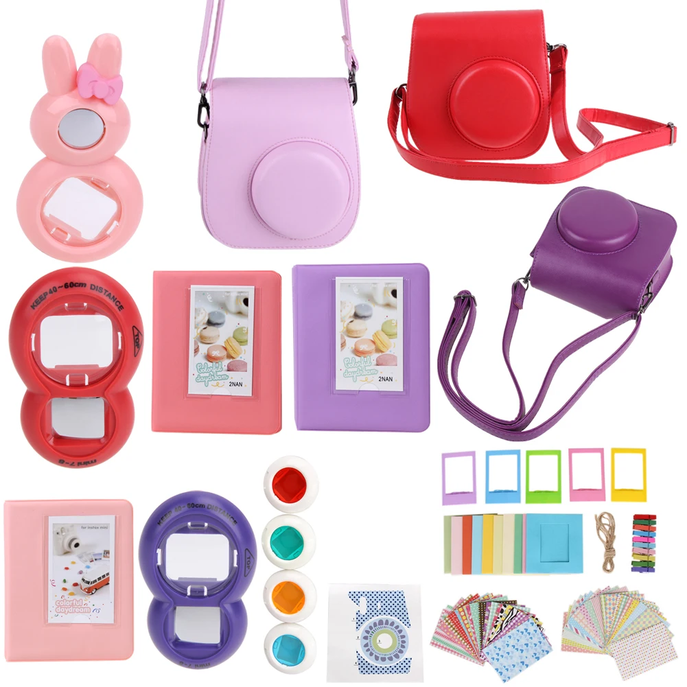 9 в 1 набор альбомов для фотокамеры Fujifilm Instax Mini 8|camera case bag|bag forcase bag |