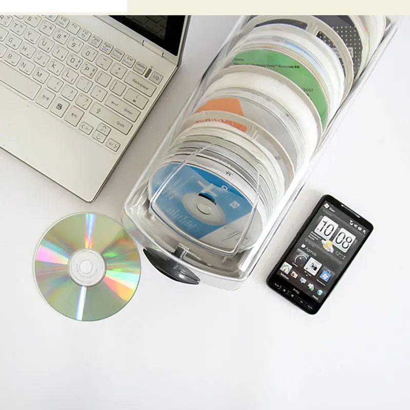 Ymjywl Новый чехол для CD 120 емкость посуды загруженная с кассетой коробка CD/DVD