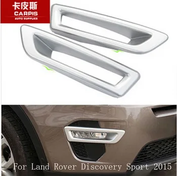 

Chrome Car Front Fog Light Lamp Cover Trim Car Fog Light Cover Sticker For Land Rover Discovery Sport 2015 2016 2017 Car Styling