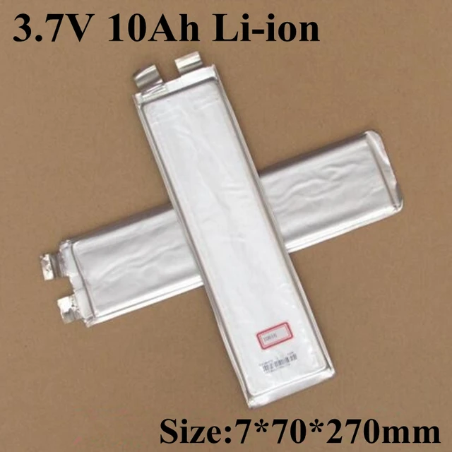 3pcs lot Li Ion 3 7V 10Ah Li Polymer Battery Pack Diy Bateria 12v For 
