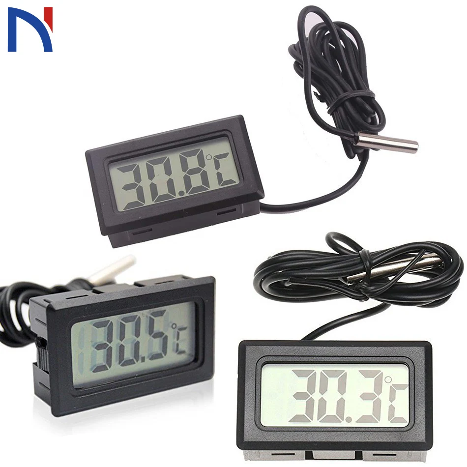 

Digital Thermometer Mini Digital LCD Thermometer Fridge Temperature Sensor Freezer Thermometer for Kit Chen Bar Use