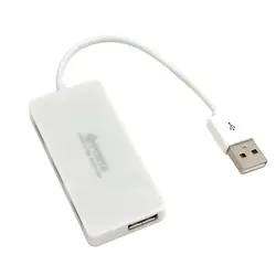 Centechia Лидер продаж 15 см высоком Скорость 4 порта USB 2,0 концентратор ультра-тонкий мини splitter кабель адаптера USB хаб для портативных ПК