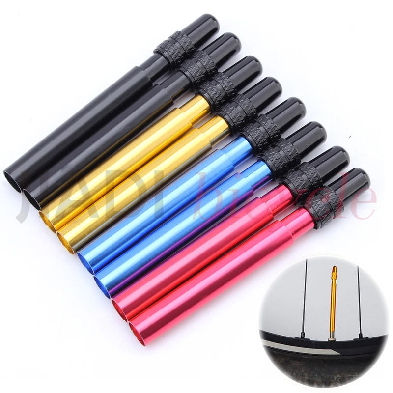 

MUQZI Road Bike MTB Tubular Gas Nozzle Extension Presta Valve Bicycle Tire Inner Tube Extender French Valve 60mm Accessories