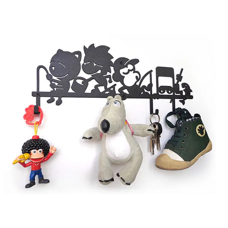 Fishing Creative Iron Key Hook Hanging Clothes Hanger Decorative Wall Hanging Decoration Fishing Creative Iron Key Hook Hanging Clothes Hanger Decorative Wall Hanging Decoration