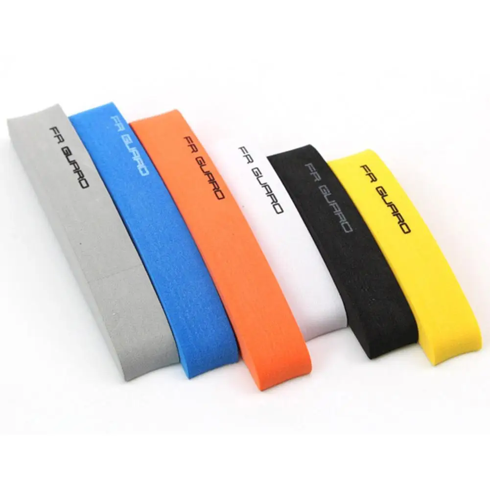 4-piece Car EVA Side Door Edge Guard Protector Protective Strip Protector Bumper Guards Emblem