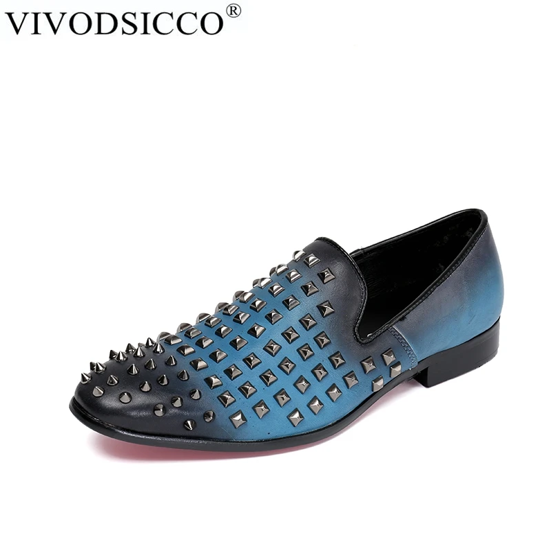 VIVODSICCO/модные мужские лоферы из натуральной кожи Zapatillas Superstar Повседневные на