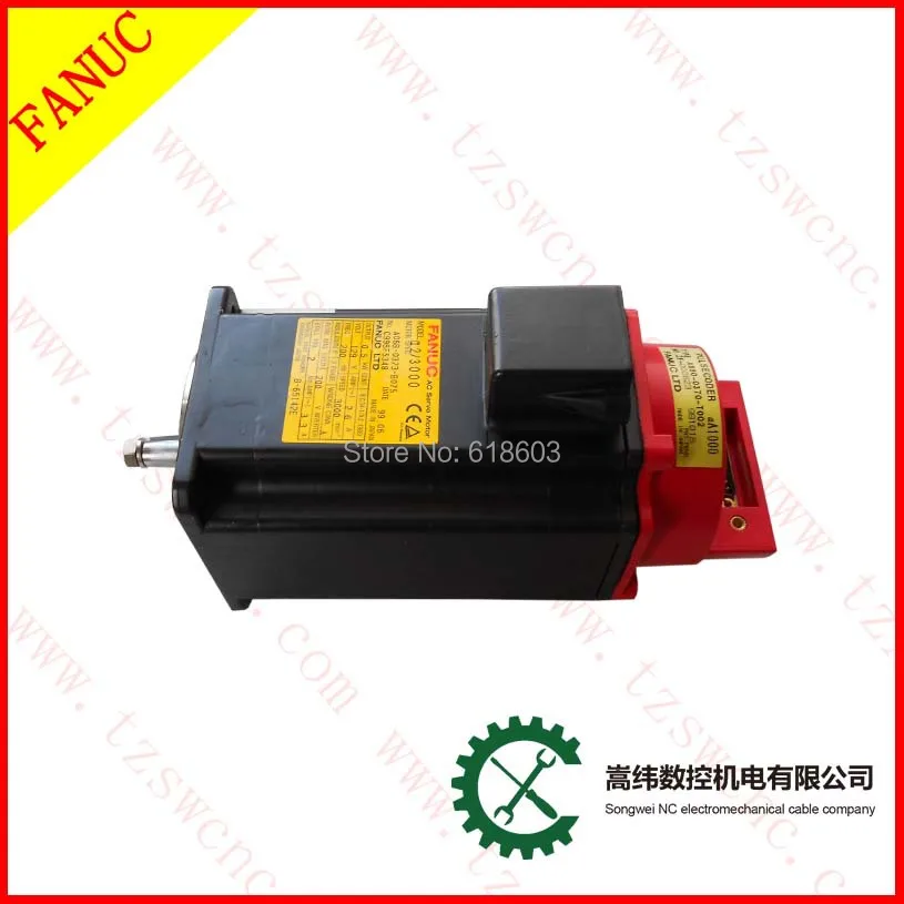 FANUC Alpha 2/3000 AC servo motor A06B-0373-B075 CNC control spare parts FANUC Alpha 2/3000 AC servo motor A06B-0373-B075 CNC control spare parts