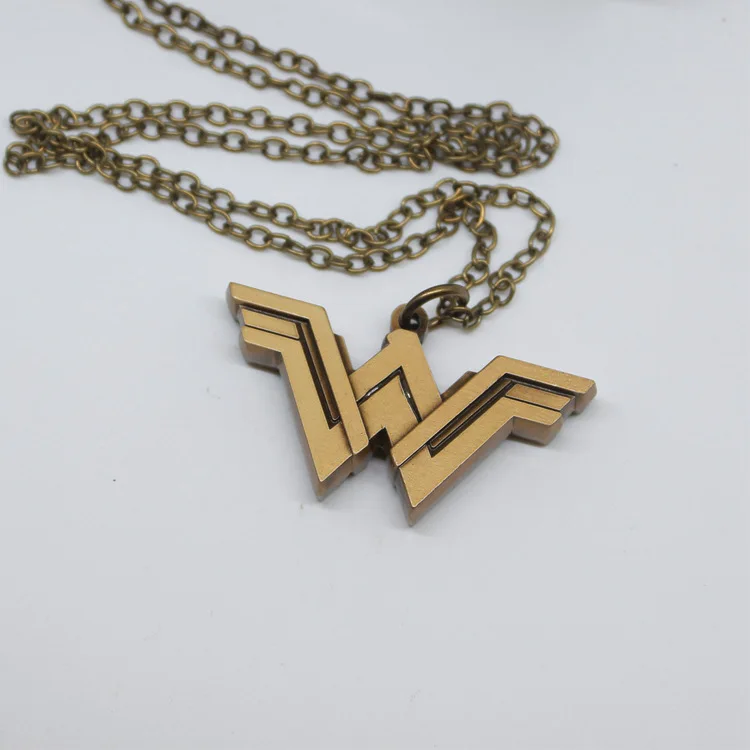 Marvel wonder woman logo cos брелок ожерелье модный индивидуальный ключ цепочка Ювелирные изделия Chaveiros Llaveros сувениры подарки