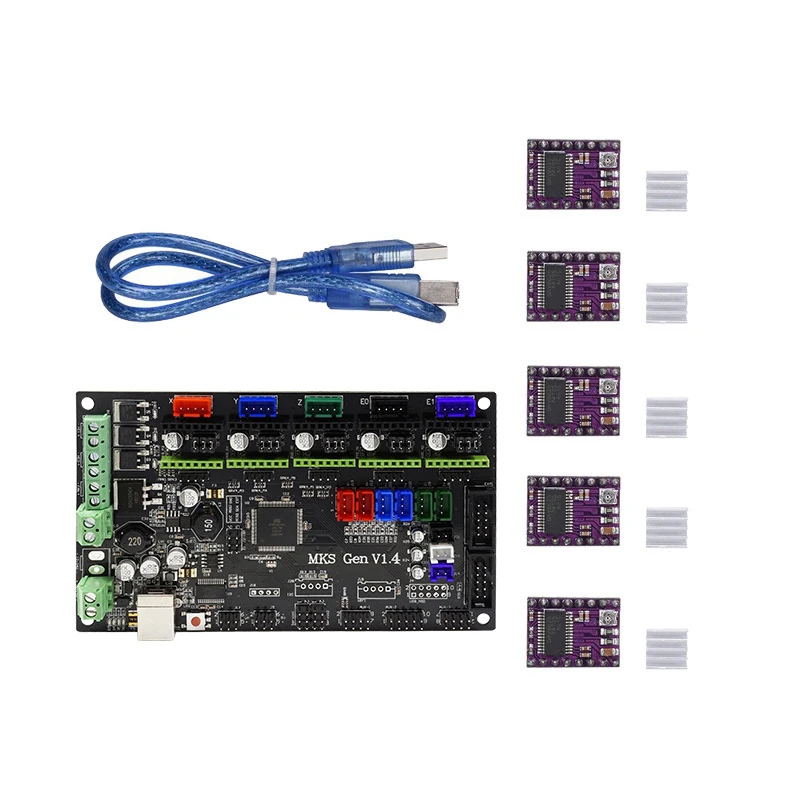 

Brand New 3D Printer Motherboard MKS GEN V1.4 Controller Board Compatible with Ramps 1.4 for 3D Printer Durable
