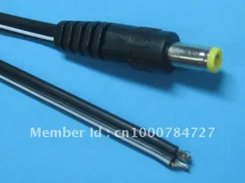 

40 pcs DC Power Plug Male Connector 5.5x2.1mm With Cord Cable 40cm 18AWG