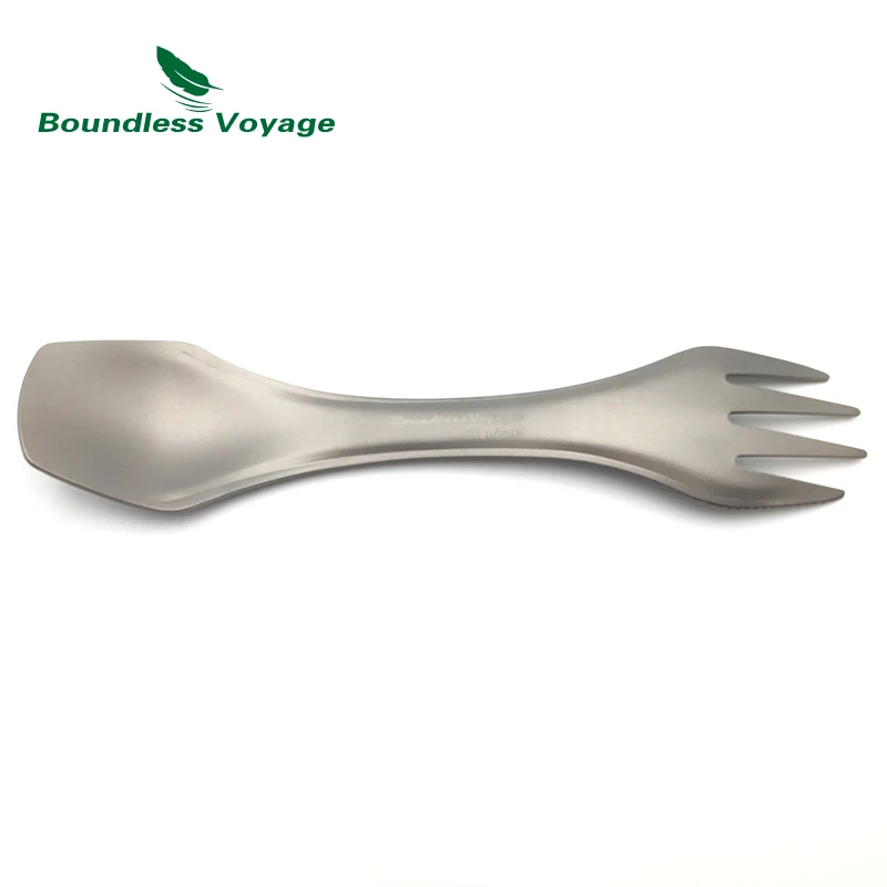 Boundless Voyage 19G titanio Tenedores camping Titanium cuchara al aire libre ti1521b