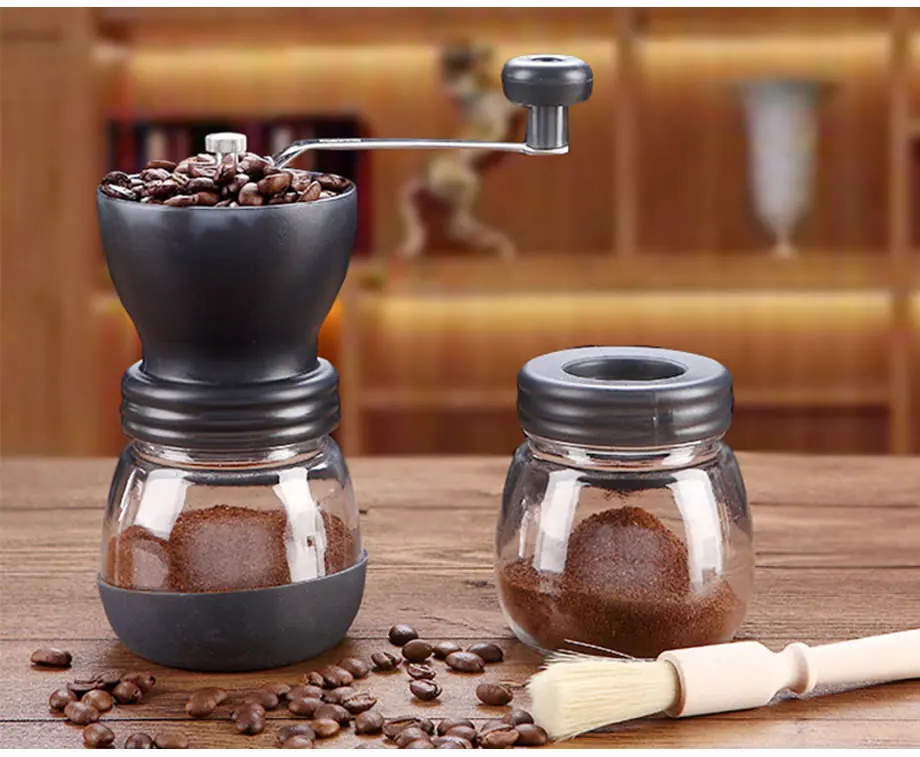 Upspirit ручная кофемолка с высоким бором из нержавеющей стали, ручная кофемолка, кухонные и столовые приборы